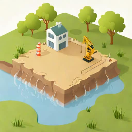 Construction Of Foundation In Waterlogged Area