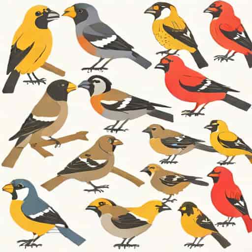 Different Types Of Grosbeak Birds
