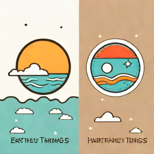 Earthly Things Vs Heavenly Things