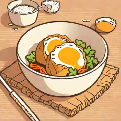 Egg Roll In A Bowl With Egg