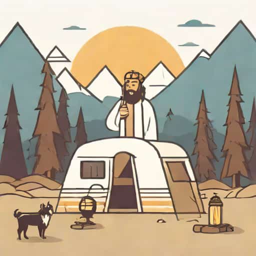 Eggbeater Jesus Camping In Alaska