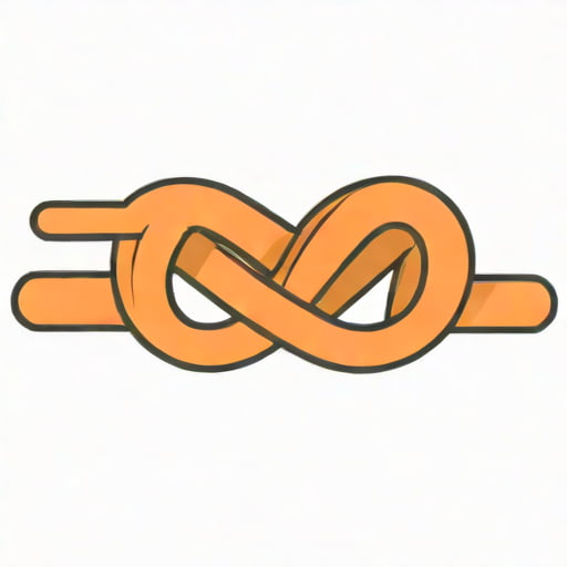 Elastic To Dacron Connector Knot