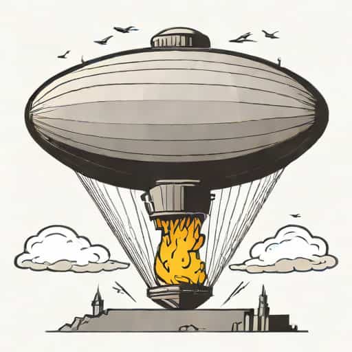 Explosion Dirigible Hindenburg 1937