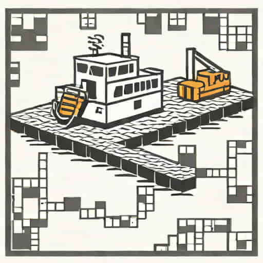Flat Bottomed Barge Crossword Clue