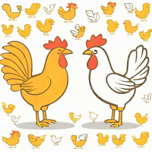 Girls Imitate Chickens