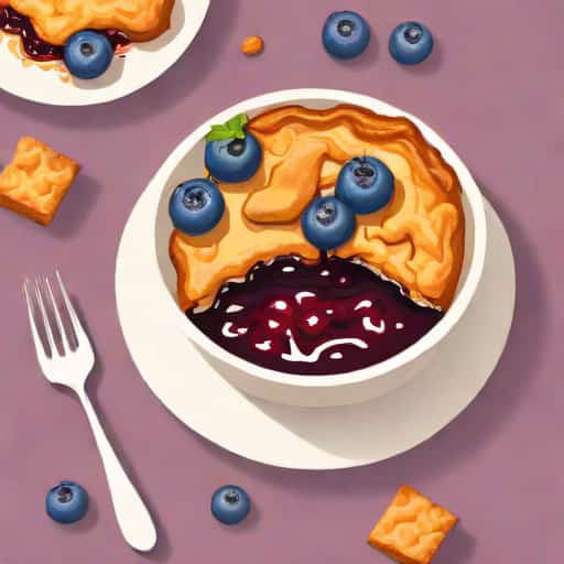 Gluten Free Blueberry Cobbler