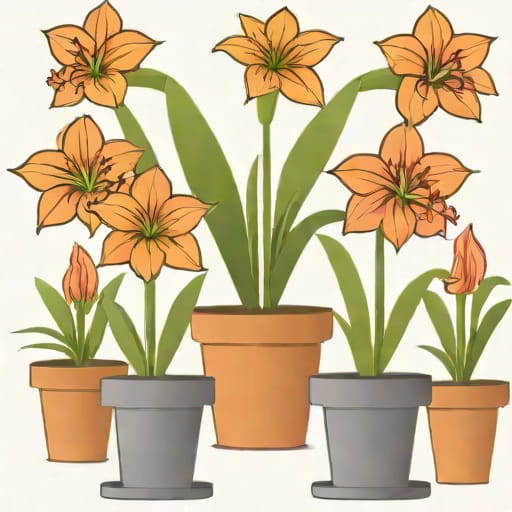 Growing Amaryllis Outdoors In Pots