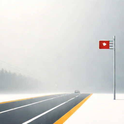 Highway 11 Ontario Snow Squall