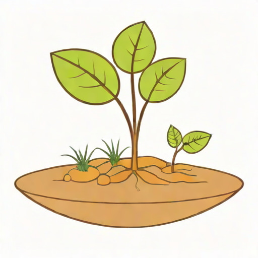 Hypogeal Germination Diagram