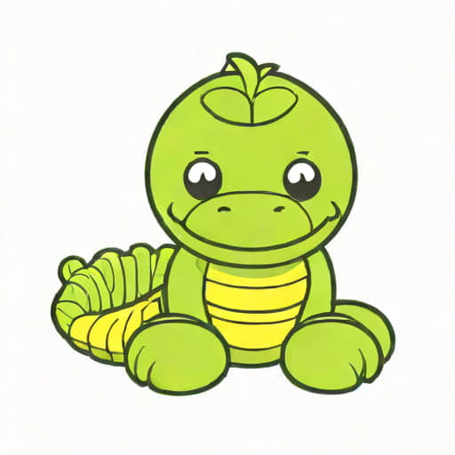 Inch The Inchworm Beanie Baby