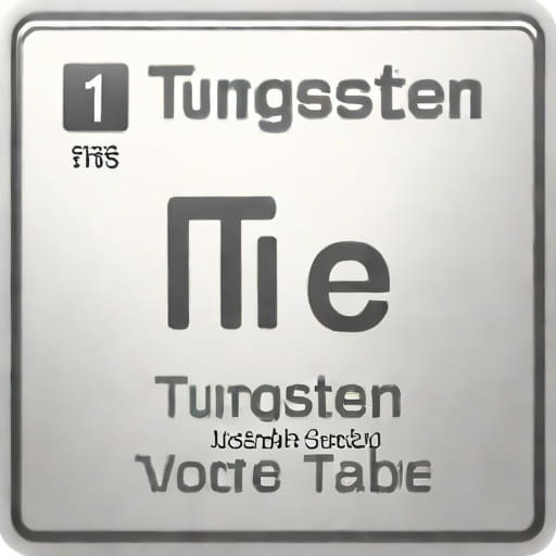 Is Tungsten On The Periodic Table