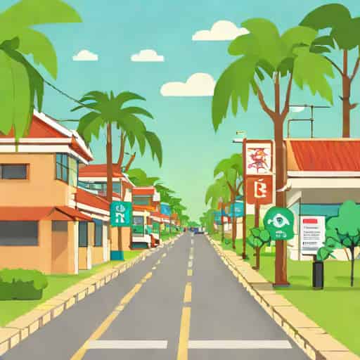 Jalan Asoka Cemara Asri