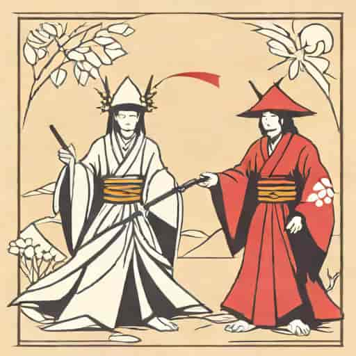 Japanese Creation Myth Izanagi And Izanami