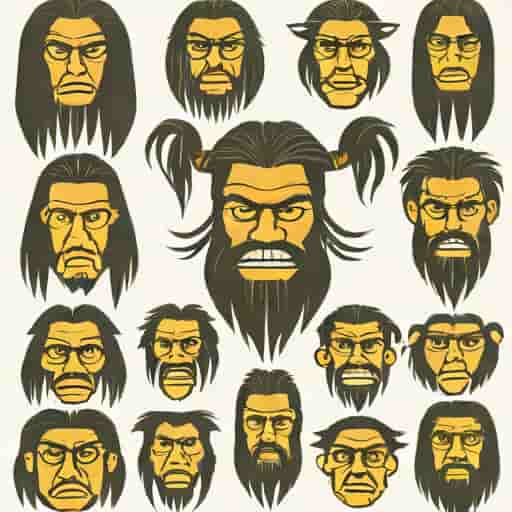 Jivaro Shrunken Heads For Sale