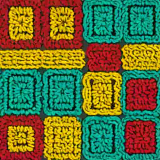 Joining Granny Squares With Treble Crochet