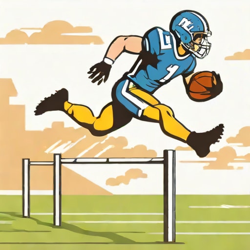 Josh Allen Hurdling Wallpaper