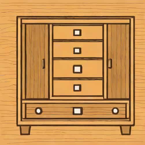 Jp Coats Spool Cabinet