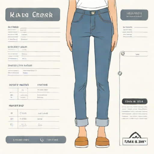 Kancan Jeans Size Chart Inseam