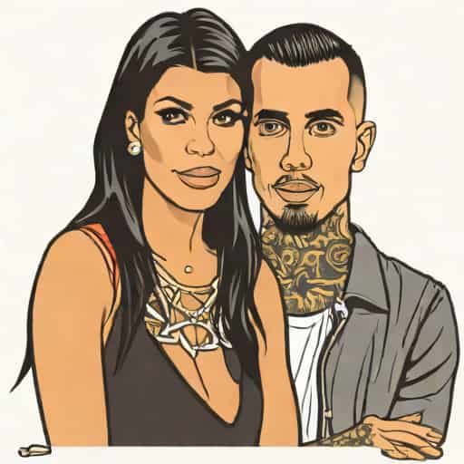 Kourtney Kardashian And Travis Barker