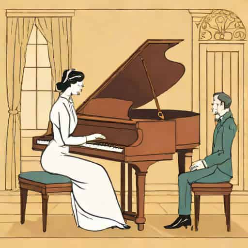 Lady At The Virginal With A Gentleman The Music Lesson