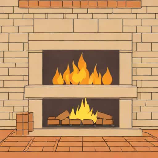 Laying Firebrick In Fireplace
