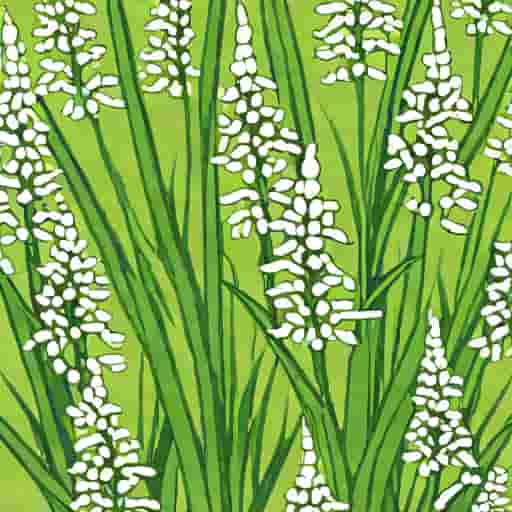 Liriope Spicata Stripey White