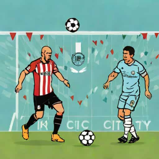 Man City Vs Sheffield United Timeline