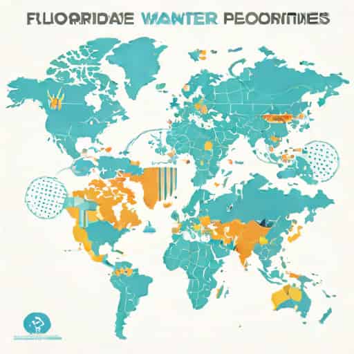 Map Of Countries That Fluoridate Water