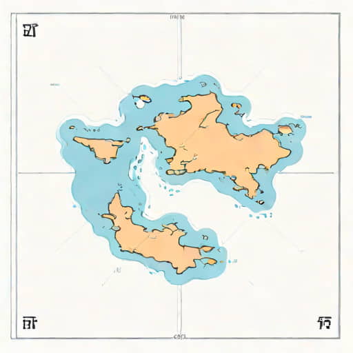 Map Showing Aleutian Islands