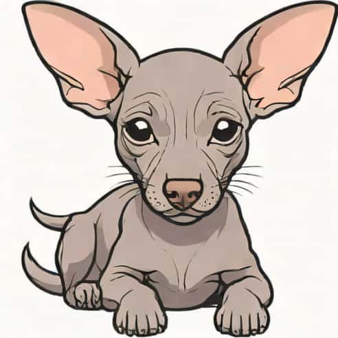 Mexican Hairless Dog Puppy