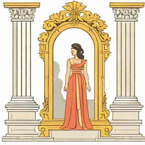 Mirror Palais Hellenistic Gown