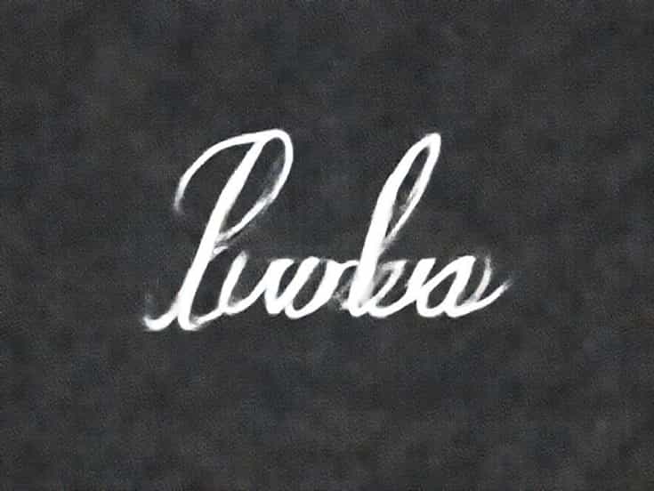 Of In Cursive Writing
