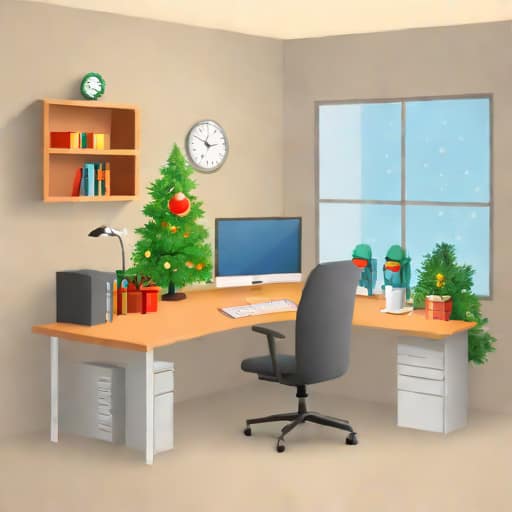 Office Cubicle Christmas Decorating Ideas