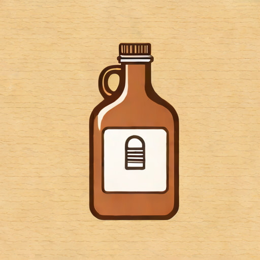 Old Clorox Brown Glass Bottle