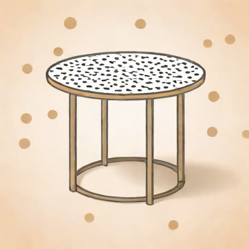 Outdoor Terrazzo Side Table