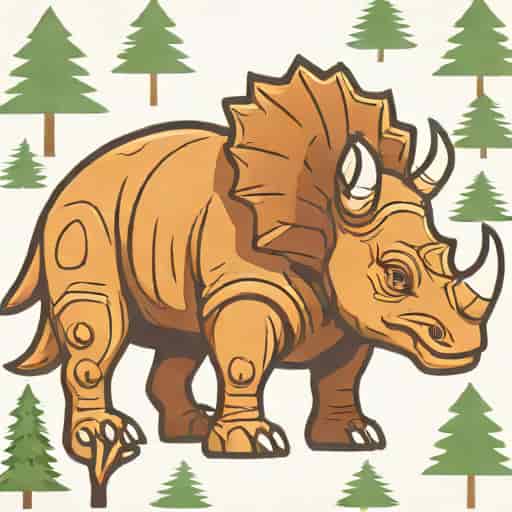 Paleo Pines Triceratops