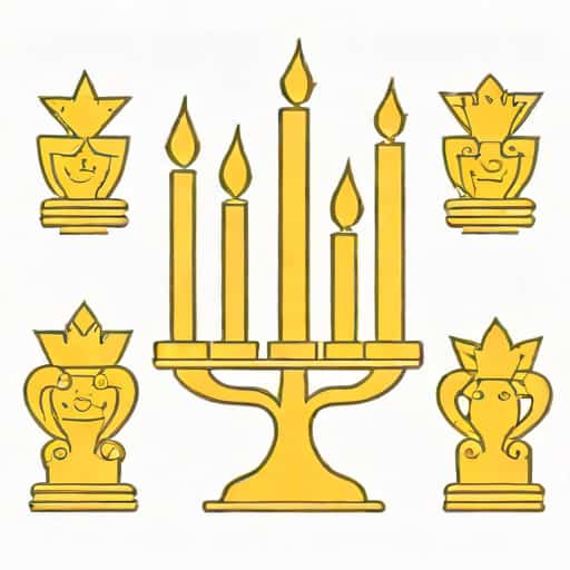 Personalized Menorahs For Kids