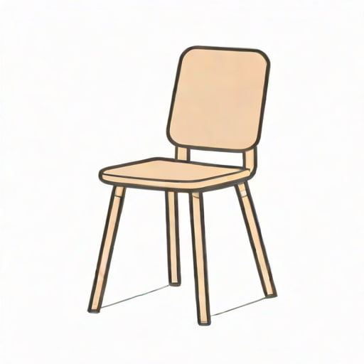 Plastic Chair Without Armrest