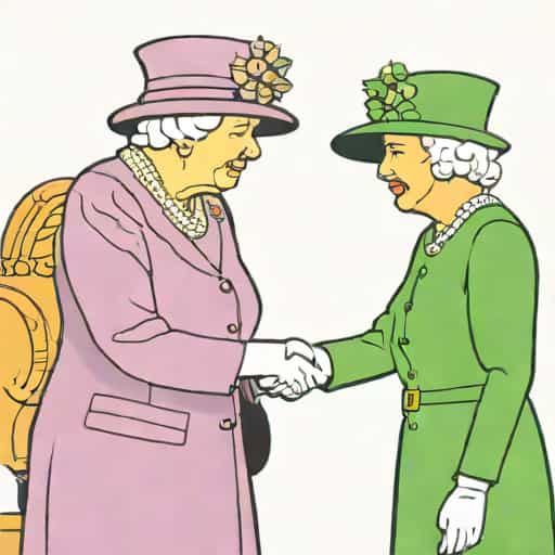 Queen Elizabeth Handshake