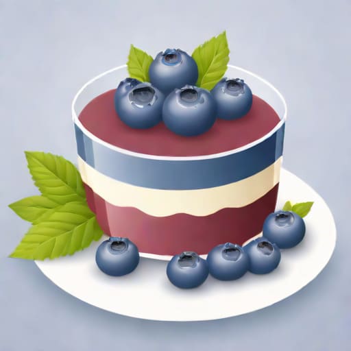 Quick Healthy Blueberry Dessert