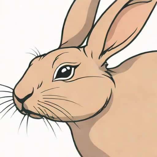 Rabbit Breathing Heavily Through Nose