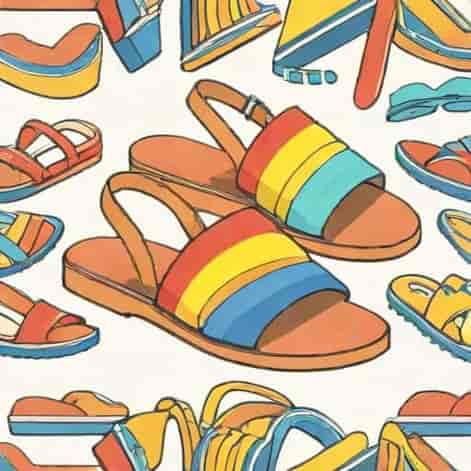Rainbow Kurt Geiger Slides
