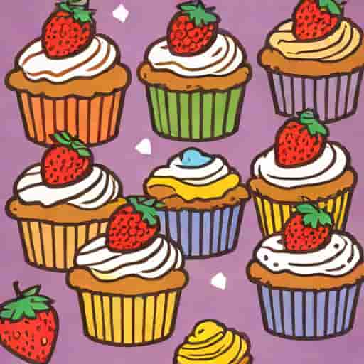 Rainbow Nourishment Strawberry Muffins