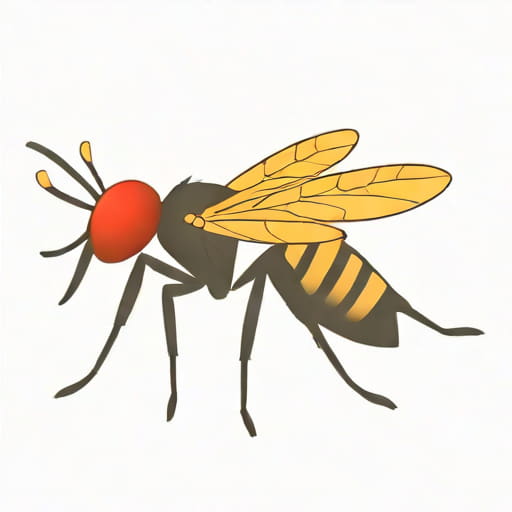 Resting Position Of Anopheles Mosquito