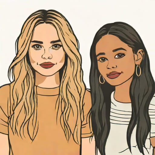 Sabrina Carpenter And Jenna Ortega