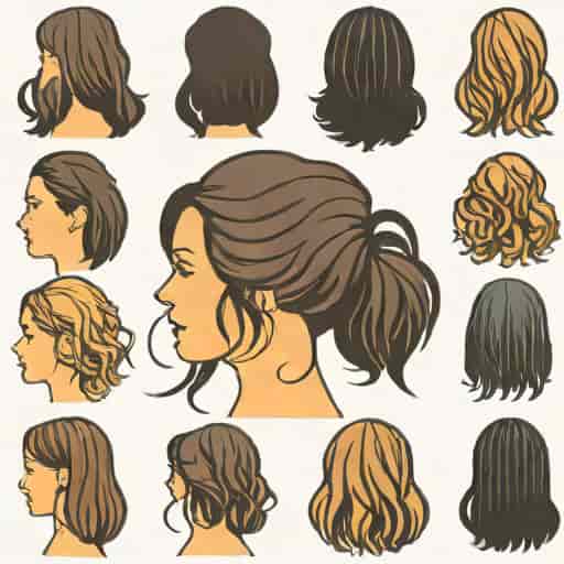 Simple Raster Hair Style For Ladies