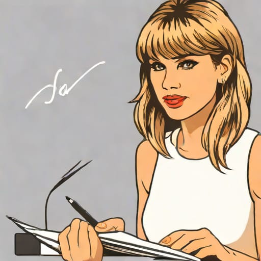 Taylor Swift Signing Autographs