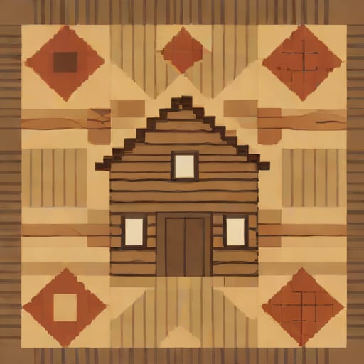 Timberline Log Cabin Quilt Pattern