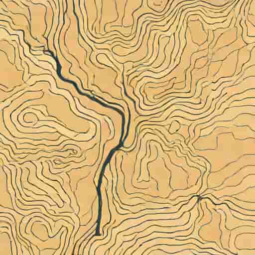 Topographic Map Image