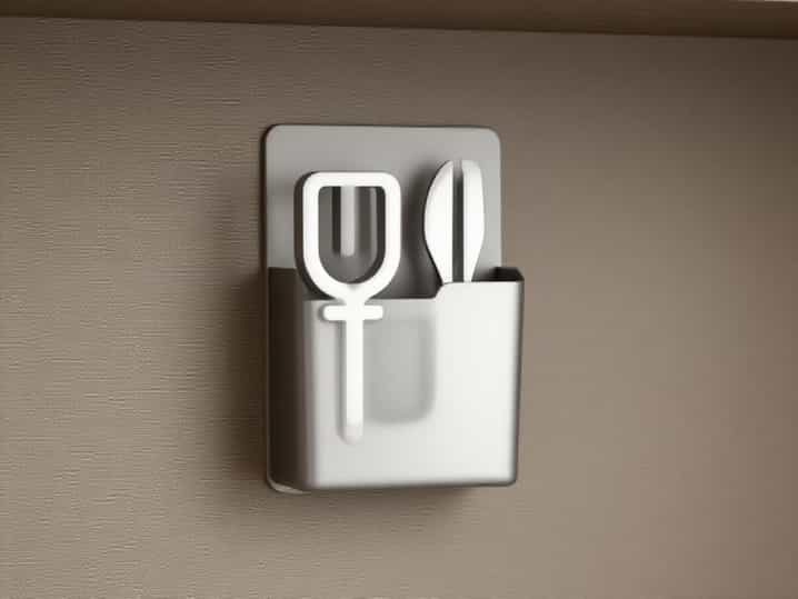 Under Cabinet Utensil Holder